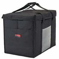 Cambro GBD211417110 Insulated Black GoBag 21 x 14 x 17 Delivery Bag