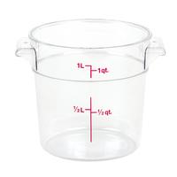 Cambro RFSCW1135 Food Storage Container Round 1qt