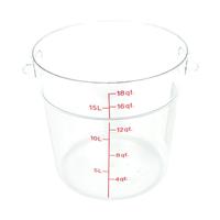 Cambro RFSCW18135 Food Storage Container Round 18qt