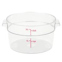 Cambro RFSCW2135 Food Storage Container Round 2qt cont
