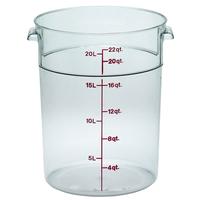 Cambro RFSCW22135 Food Storage Container Round 22qt