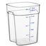 Cambro 22SFSPROCW135 CamSquare FreshPro Food Container 22 qt Blue