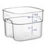 Cambro 12SFSPROCW135 CamSquare FreshPro Food Container 12 qt Blue