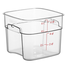 Cambro 6SFSPROCW135 CamSquare FreshPro Food Container 6 qt Red