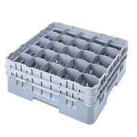 Cambro 25S738151 Camrack Glass Rack w 25 Compartments 734 High