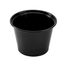 Custom FPP400PP 4 oz Black Plastic Portion Cups 2500ct