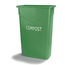 Carlisle 342023CMP09 Trimline Waste Container 23 Gal Compost