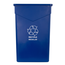 Carlisle 342023REC14 Trimline RecycleWaste Container 23 Gallon