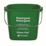 San Jamar KP256GN Kleen Pail 8 Quart Bucket Detergent Meets HACCP Guidelines Green