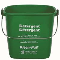 San Jamar KP97GN Kleen Pail 3 Quart Bucket Detergent Meets HACCP Guidelines