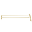 Winco GH16 Glass Rack Hanging 16 Brass Plated