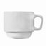 World Tableware 840116101 Cup China 7oz stackable bright white 3dz