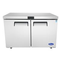 Atosa USA Inc w Warranty MGF8402GR Refrigerator Undercounter 2 Section 48 in Atosa
