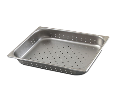 Browne USA 22002P HOTEL Steam Table Pan Stainless Full Size 2 Deep Perf