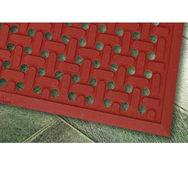 Cactus 2540R35 Floor Mat Rubber 3X5 14 thick Red