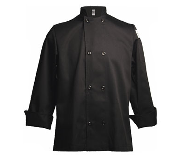 Chef Revival J061BKL Chefs Jacket Large LS Black