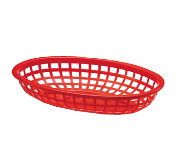 Tablecraft Products 1074R Basket Fast Food Red