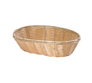 Tablecraft Products 1174W Basket Poly Natural Oval