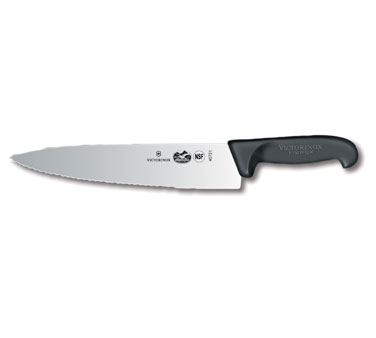 Victorinox 47721 Chefs Knife 10 Wavy Fibrox handle