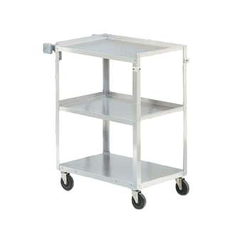 Vollrath 97126 Utility Cart 3 Shelf 17 34 x 27 stainless steel 400lb capacity
