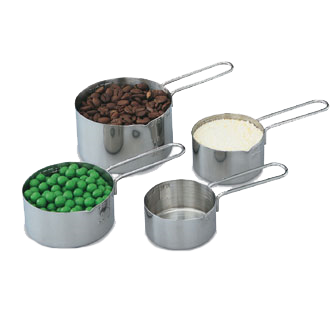 Vollrath 47119 Measuring Cup Set 4pcs stainless steel