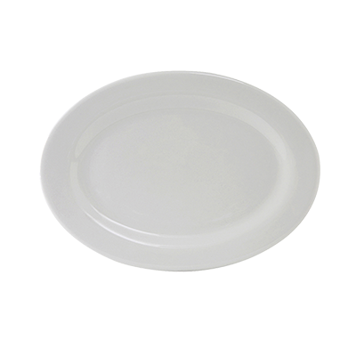Tuxton ALH116 Platter China 1134x 812 oval porcelain white 1dz