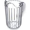 Carlisle 120394 Pitcher 32 oz fluted straight sides polycarbonate clear NSF